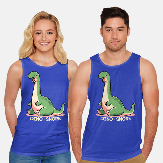 Dino-snore-Unisex-Basic-Tank-fanfreak1