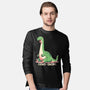 Dino-snore-Mens-Long Sleeved-Tee-fanfreak1