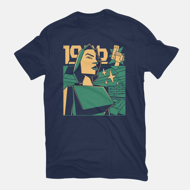 Polygonal Archeologist-Womens-Fitted-Tee-estudiofitas