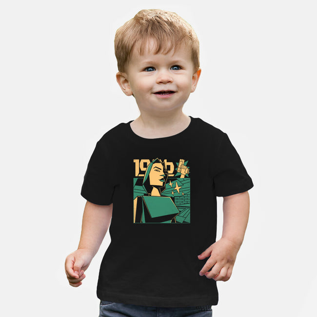 Polygonal Archeologist-Baby-Basic-Tee-estudiofitas