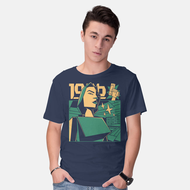 Polygonal Archeologist-Mens-Basic-Tee-estudiofitas