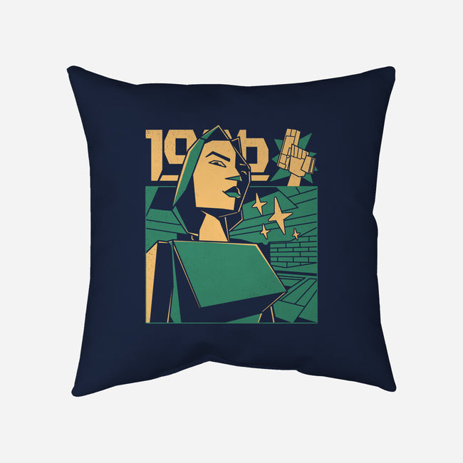 Polygonal Archeologist-None-Removable Cover-Throw Pillow-estudiofitas