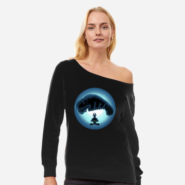 Boy In The Iceberg-Womens-Off Shoulder-Sweatshirt-rmatix