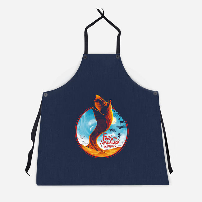 Mindkiller In Arrakis-Unisex-Kitchen-Apron-CappO