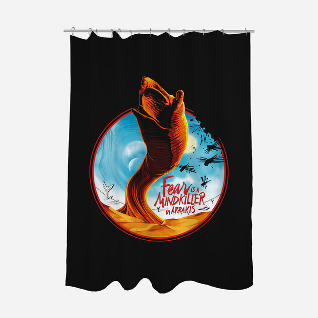 Mindkiller In Arrakis-None-Polyester-Shower Curtain-CappO