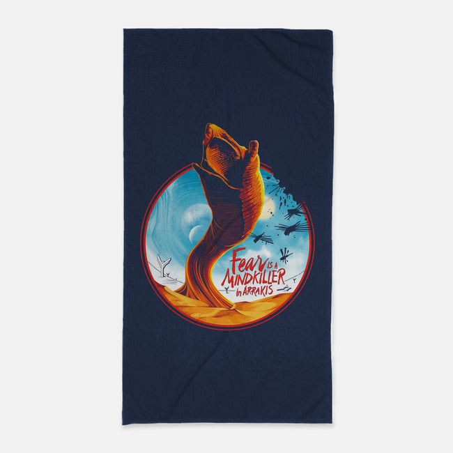 Mindkiller In Arrakis-None-Beach-Towel-CappO