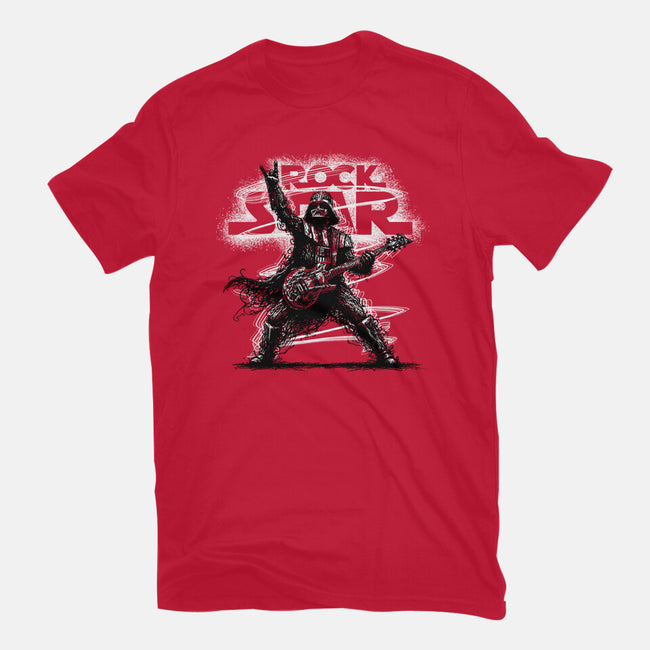 Rock Star Vader-Unisex-Basic-Tee-alnavasord