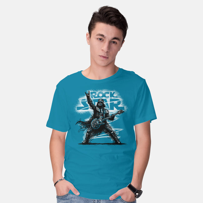 Rock Star Vader-Mens-Basic-Tee-alnavasord