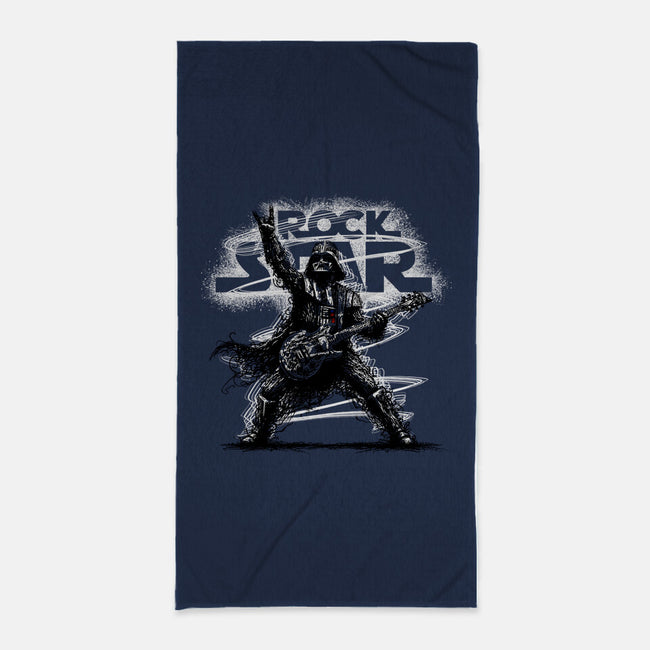 Rock Star Vader-None-Beach-Towel-alnavasord