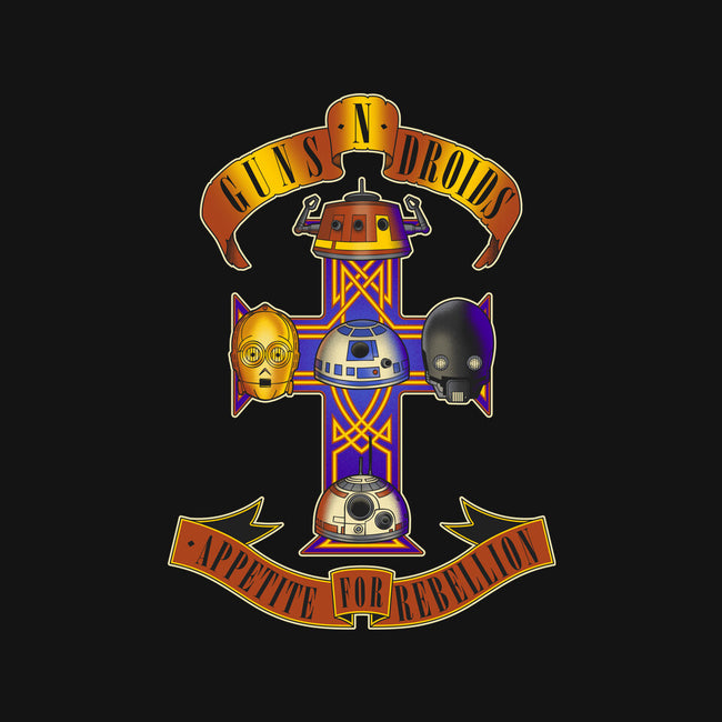 Guns N Droids-Mens-Basic-Tee-retrodivision