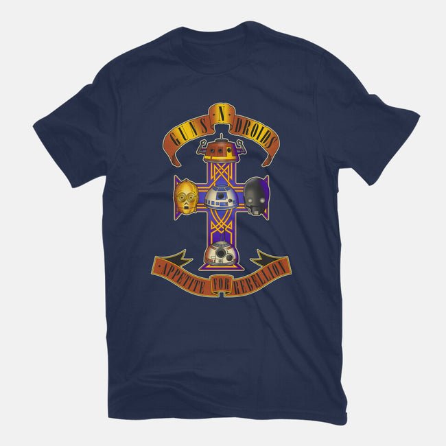 Guns N Droids-Mens-Basic-Tee-retrodivision