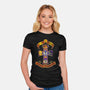 Guns N Droids-Womens-Fitted-Tee-retrodivision