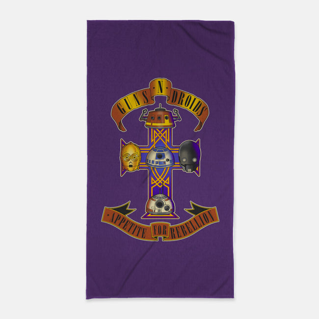 Guns N Droids-None-Beach-Towel-retrodivision