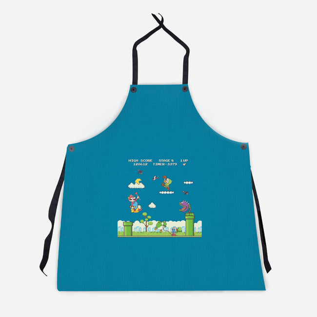 Gaming World-Unisex-Kitchen-Apron-Xentee