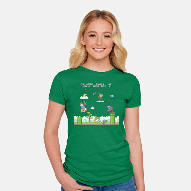 Gaming World-Womens-Fitted-Tee-Xentee