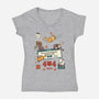 Too Many Cats Alert-Womens-V-Neck-Tee-Heyra Vieira