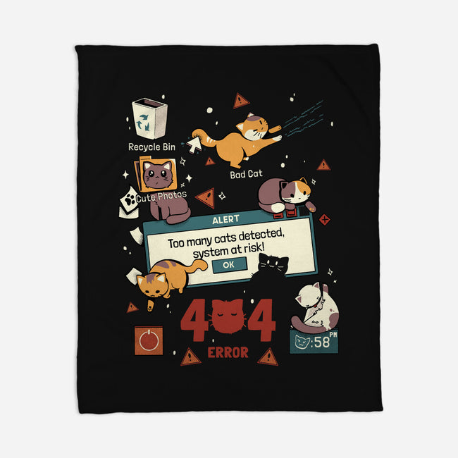 Too Many Cats Alert-None-Fleece-Blanket-Heyra Vieira