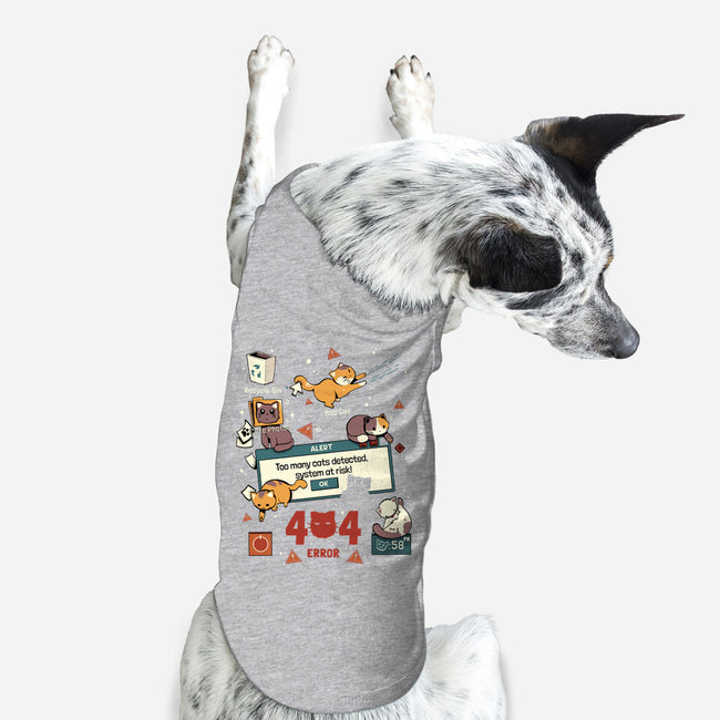 Too Many Cats Alert-Dog-Basic-Pet Tank-Heyra Vieira