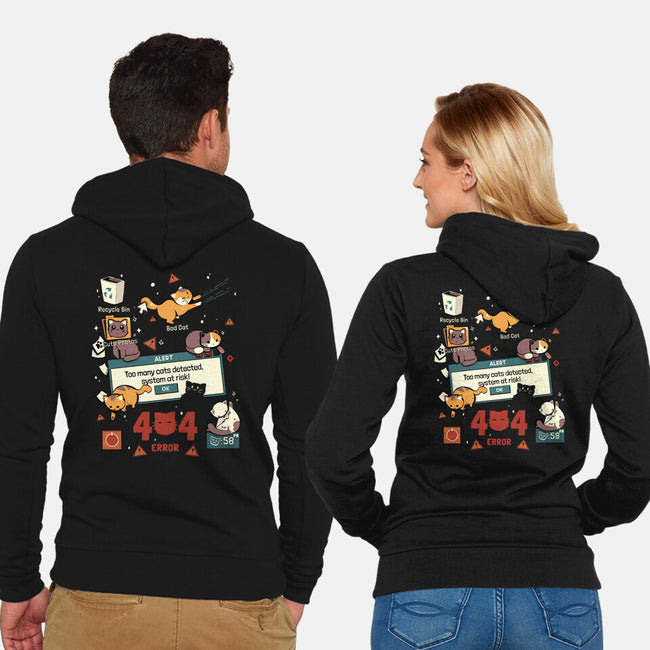 Too Many Cats Alert-Unisex-Zip-Up-Sweatshirt-Heyra Vieira