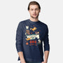 Too Many Cats Alert-Mens-Long Sleeved-Tee-Heyra Vieira