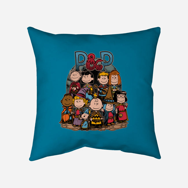 Dungeons And Kids-None-Removable Cover-Throw Pillow-Studio Mootant