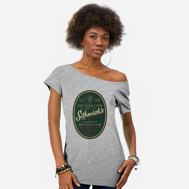 Sithwick's-Womens-Off Shoulder-Tee-retrodivision