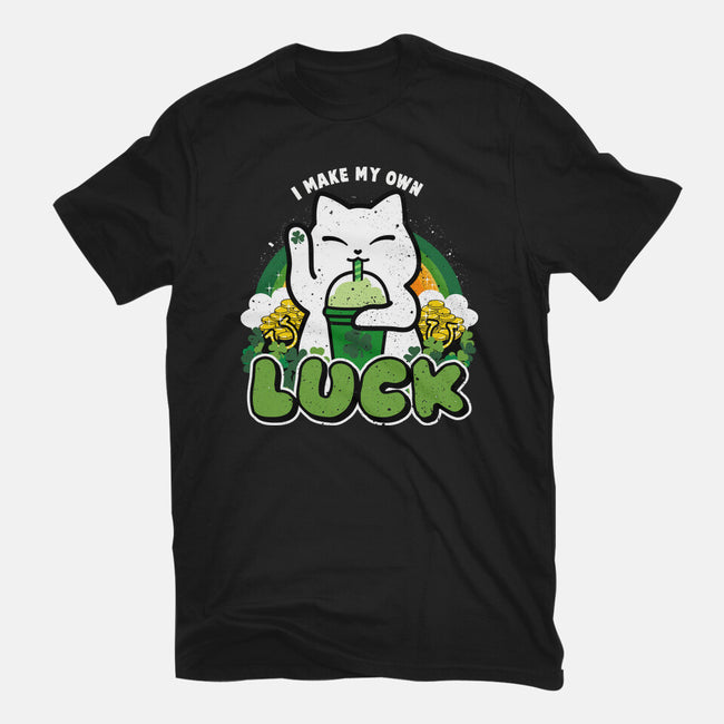 I Make My Own Luck-Womens-Basic-Tee-bloomgrace28