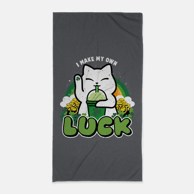 I Make My Own Luck-None-Beach-Towel-bloomgrace28