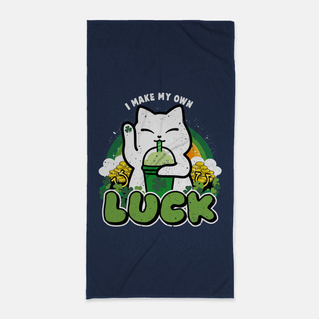 I Make My Own Luck-None-Beach-Towel-bloomgrace28