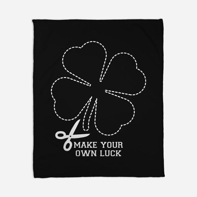 Make Your Own Luck-None-Fleece-Blanket-rocketman_art