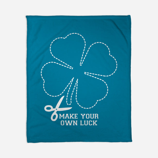 Make Your Own Luck-None-Fleece-Blanket-rocketman_art