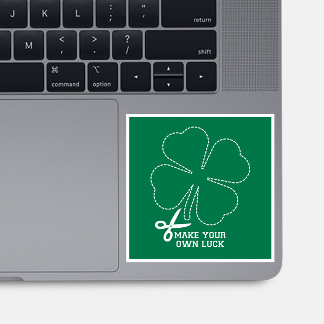 Make Your Own Luck-None-Glossy-Sticker-rocketman_art