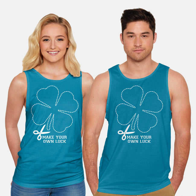 Make Your Own Luck-Unisex-Basic-Tank-rocketman_art