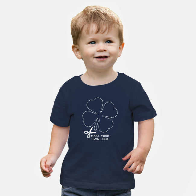 Make Your Own Luck-Baby-Basic-Tee-rocketman_art