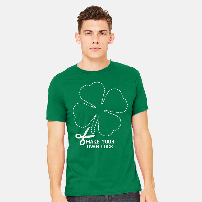 Make Your Own Luck-Mens-Heavyweight-Tee-rocketman_art