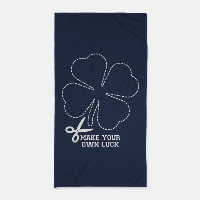 Make Your Own Luck-None-Beach-Towel-rocketman_art