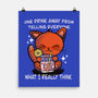 One Drink Away-None-Matte-Poster-fanfabio