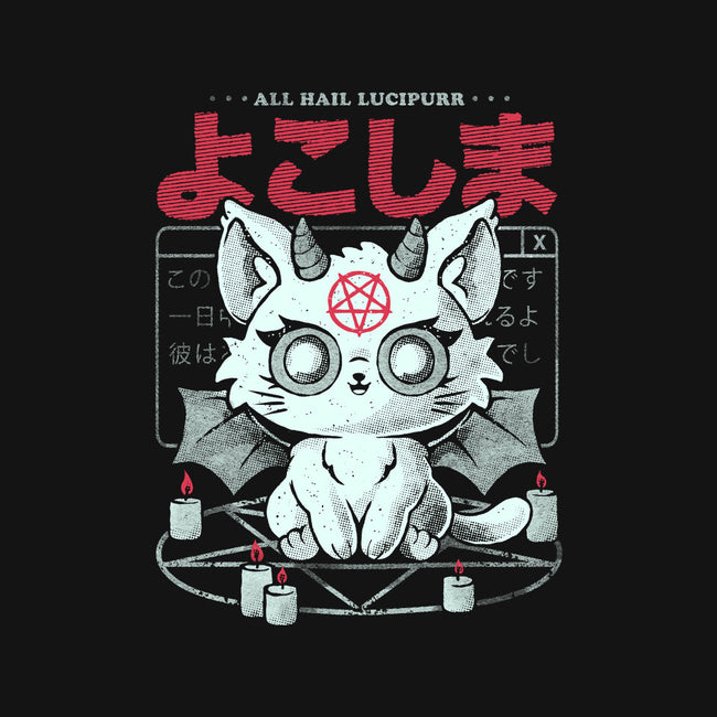 All Hail Lucipurr-Womens-V-Neck-Tee-eduely
