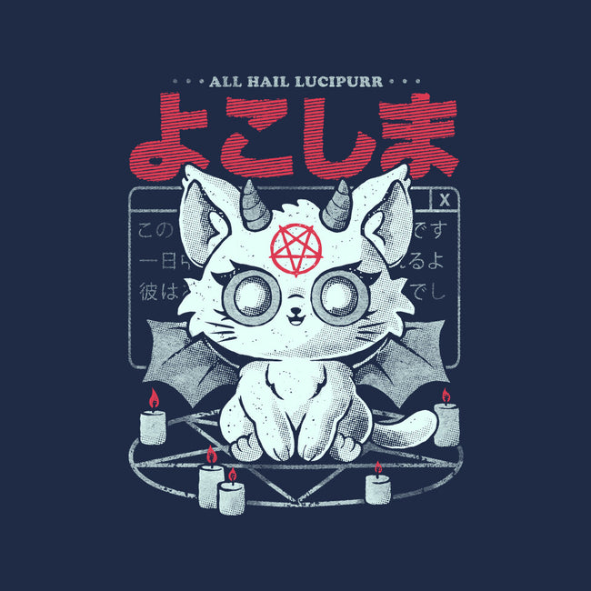 All Hail Lucipurr-Womens-V-Neck-Tee-eduely