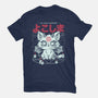 All Hail Lucipurr-Womens-Fitted-Tee-eduely