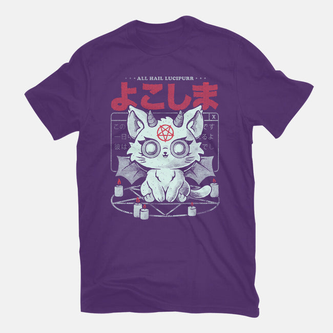 All Hail Lucipurr-Mens-Basic-Tee-eduely