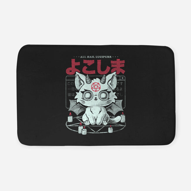 All Hail Lucipurr-None-Memory Foam-Bath Mat-eduely