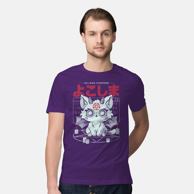 All Hail Lucipurr-Mens-Premium-Tee-eduely