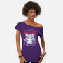 All Hail Lucipurr-Womens-Off Shoulder-Tee-eduely