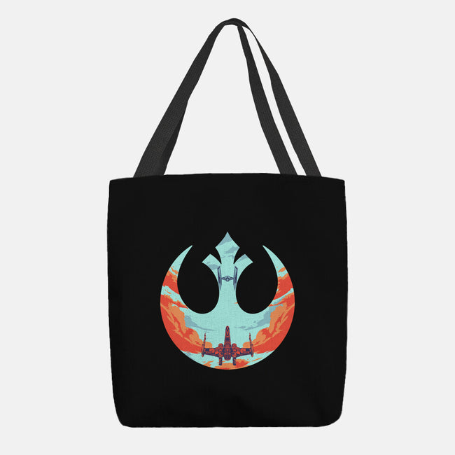 Rebel Fighter-None-Basic Tote-Bag-RamenBoy