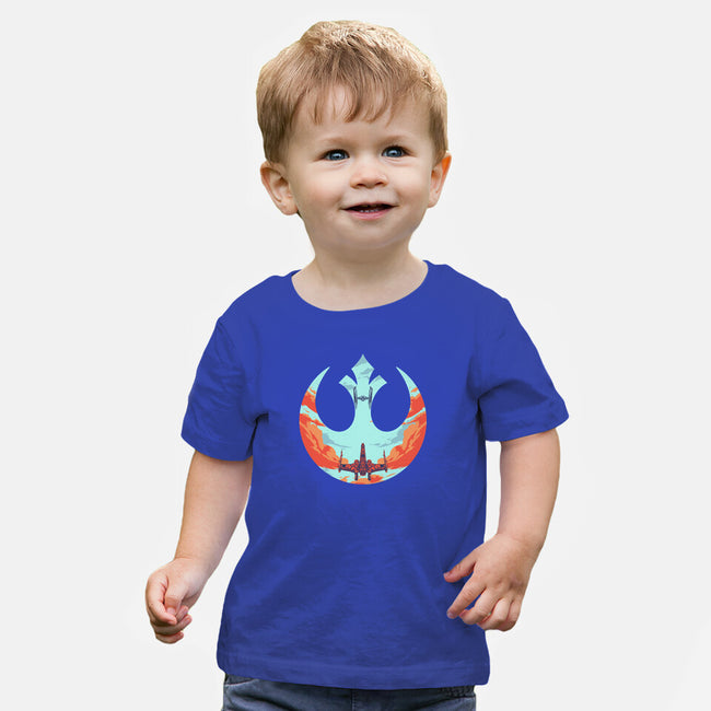 Rebel Fighter-Baby-Basic-Tee-RamenBoy