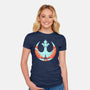 Rebel Fighter-Womens-Fitted-Tee-RamenBoy