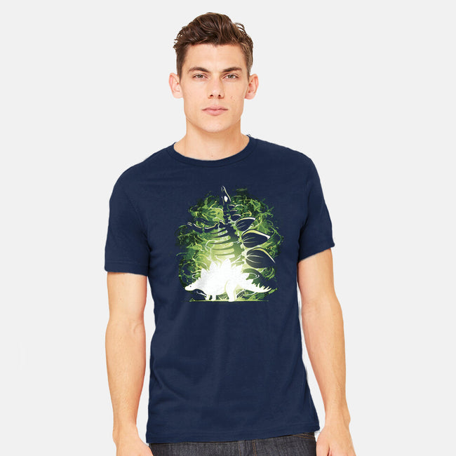 Stegosaurus Fossil-Mens-Heavyweight-Tee-Vallina84