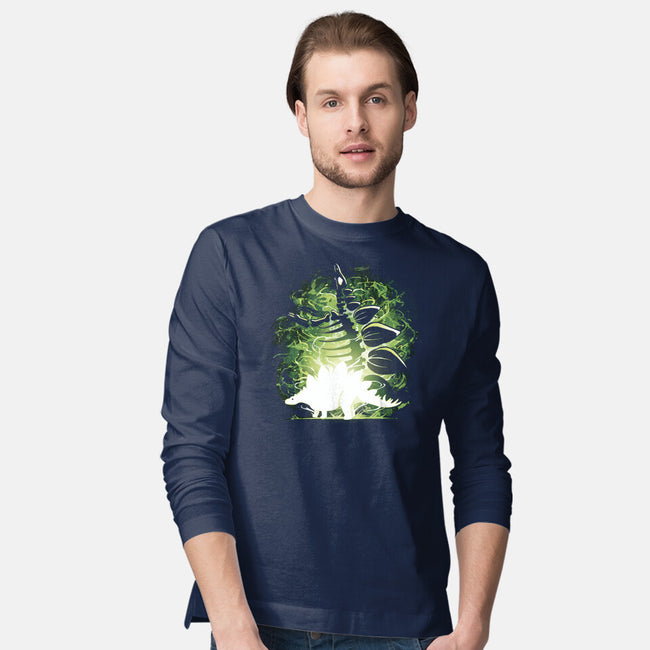 Stegosaurus Fossil-Mens-Long Sleeved-Tee-Vallina84