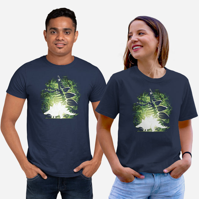 Stegosaurus Fossil-Unisex-Basic-Tee-Vallina84